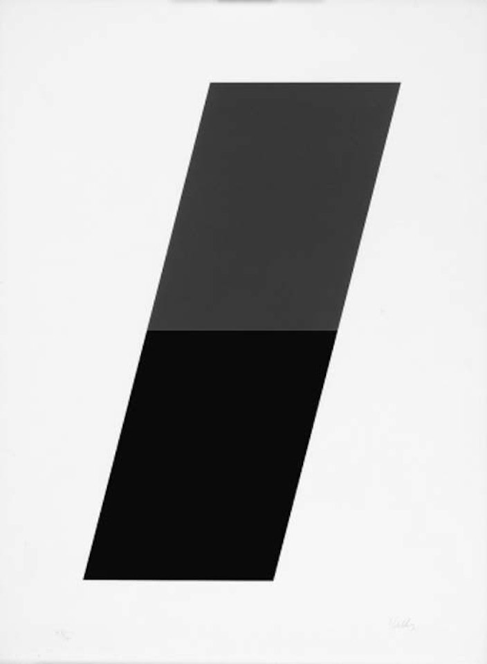Green, black by Ellsworth Kelly