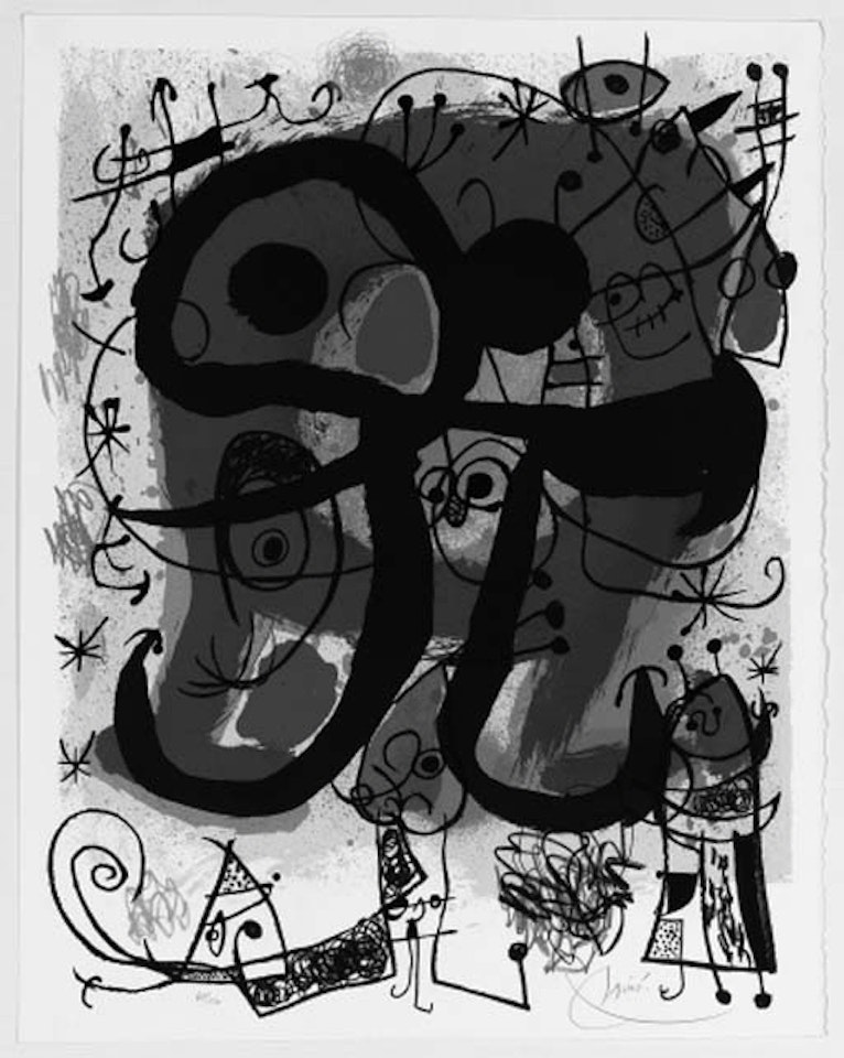 Le lezard aux plumes d'or by Joan Miró