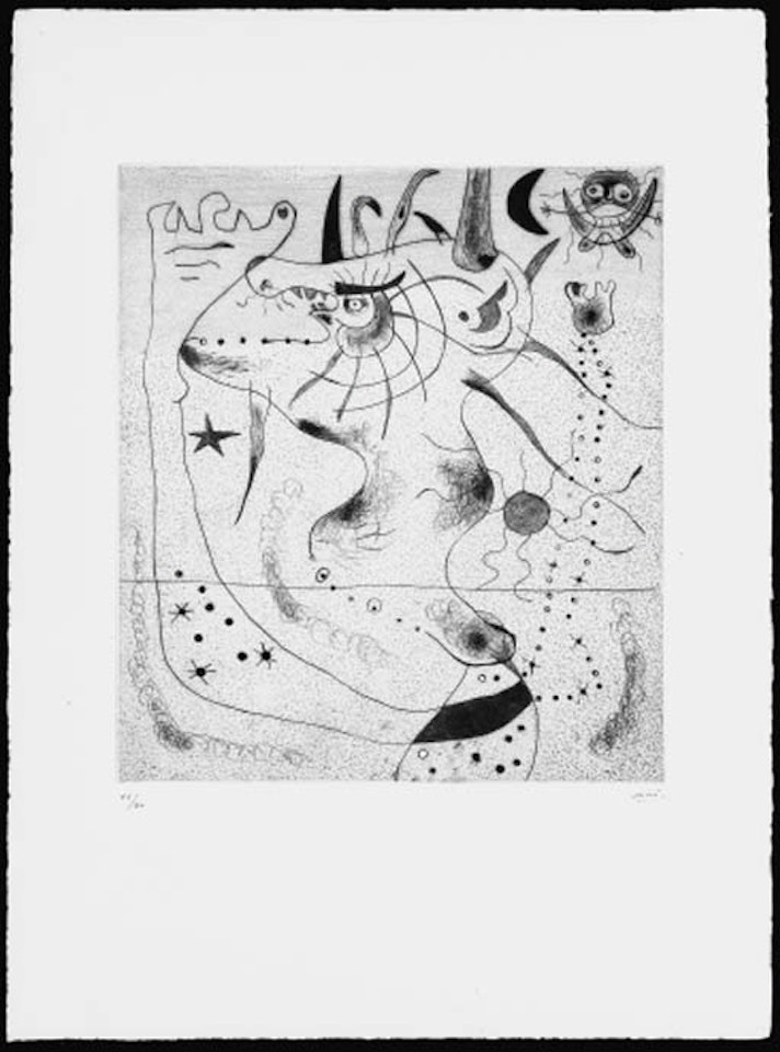 L'eveil du geant by Joan Miró