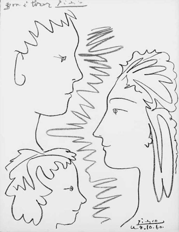 La Famille, for Art and Solidarity by Pablo Picasso