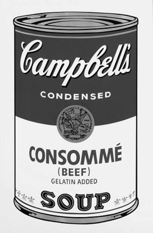 Consomme, from Campbell's Soup Can I by Andy Warhol