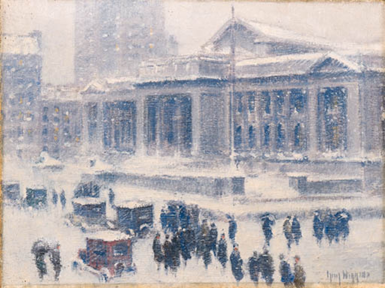 The public library by Guy Carleton Wiggins