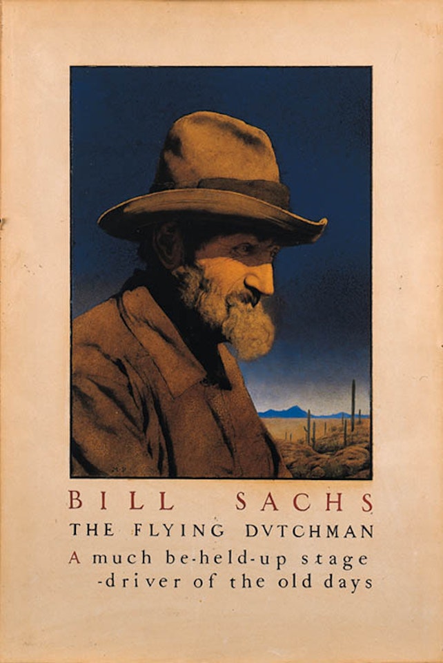 Hot springs, Yaualpai Co., Arizona by Maxfield Parrish