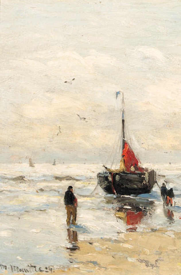 Bomschuit in breakers by Gerhard Arij Ludwig Morgenstjerne Munthe