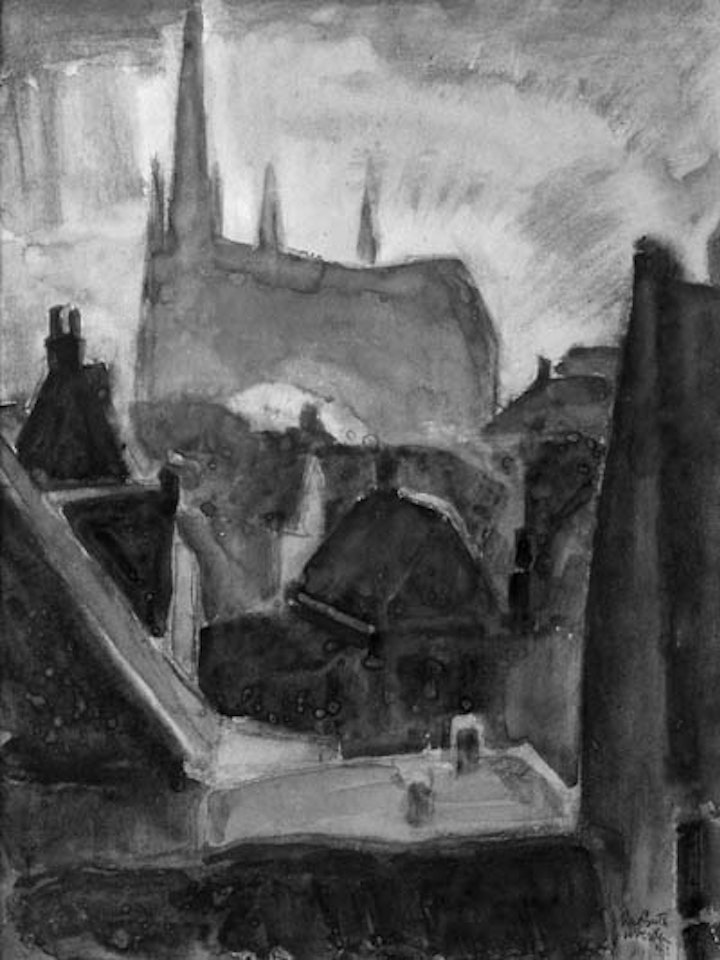 Roofs of Woerden by Leo Gestel
