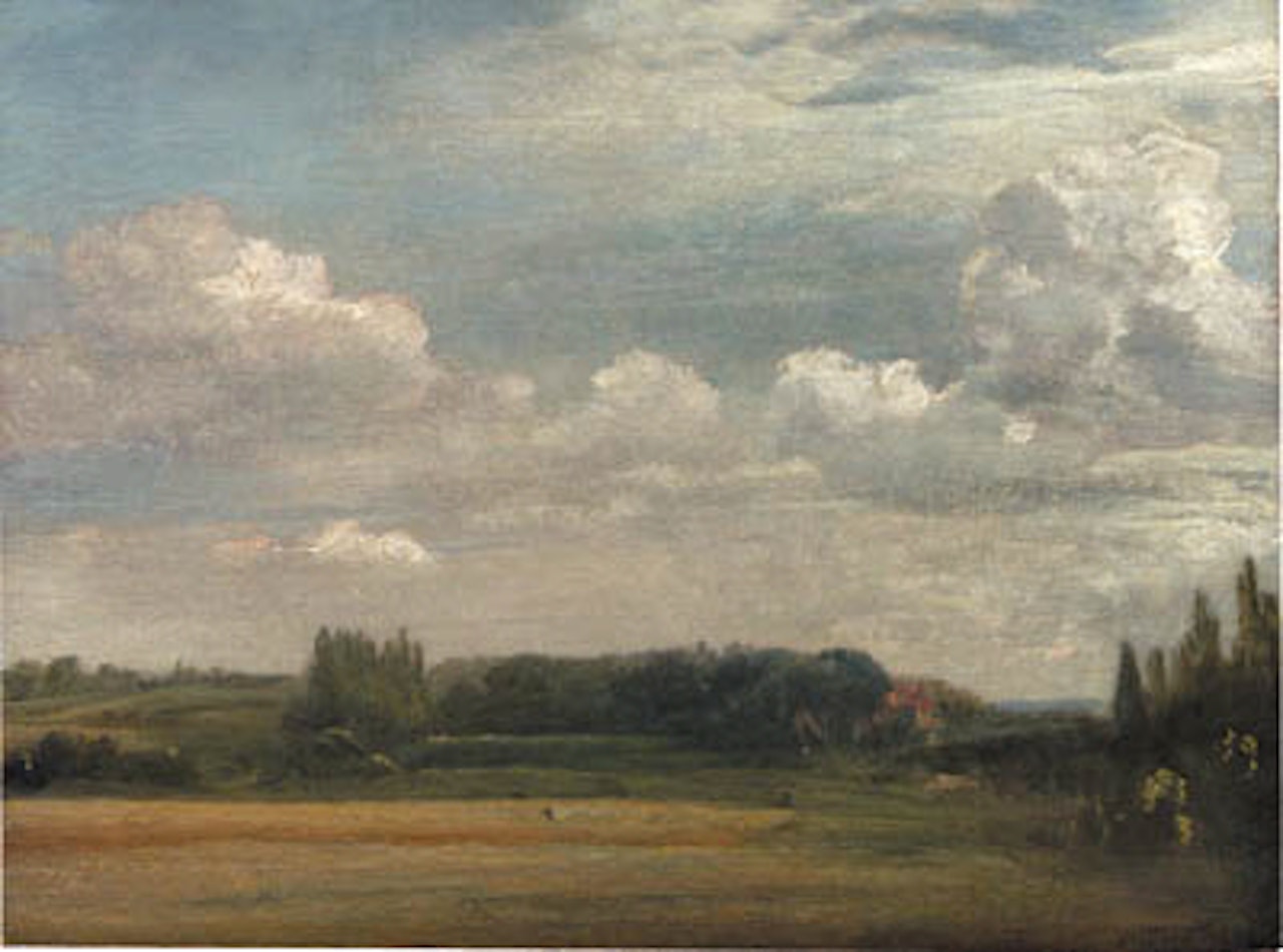View towards the rectory, from East Bergholt House by John Constable