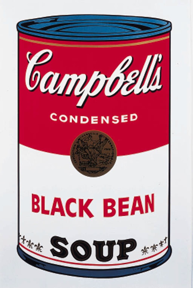 Black Bean, from Campbell's Soup I - F and S 44 by Andy Warhol