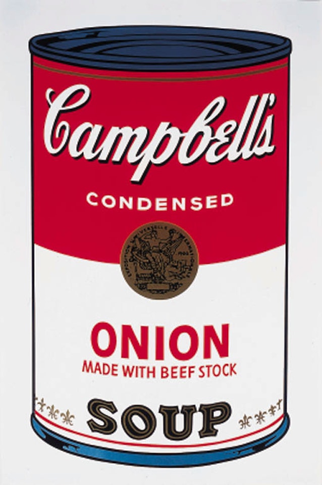 Onion, from Campbell's Soup I - F and S 47 by Andy Warhol