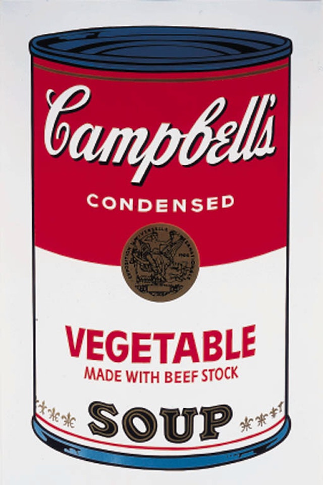 Vegetable, from Campbell's Soup I - F and S 48 by Andy Warhol