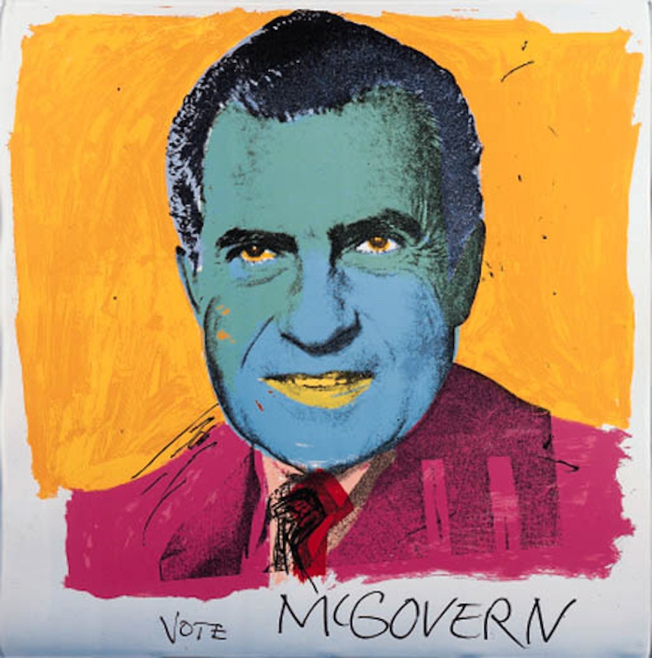 Vote McGovern - F and S 84 by Andy Warhol