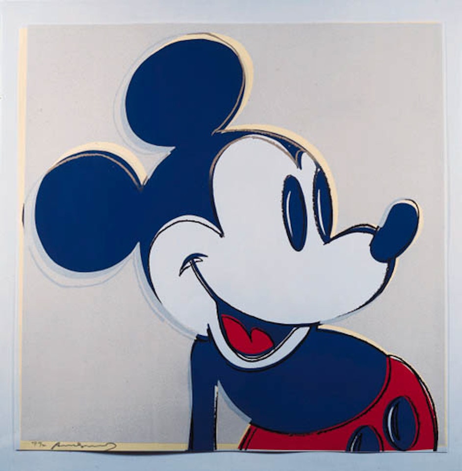 Mickey Mouse, for Myths - F and S b.265 by Andy Warhol