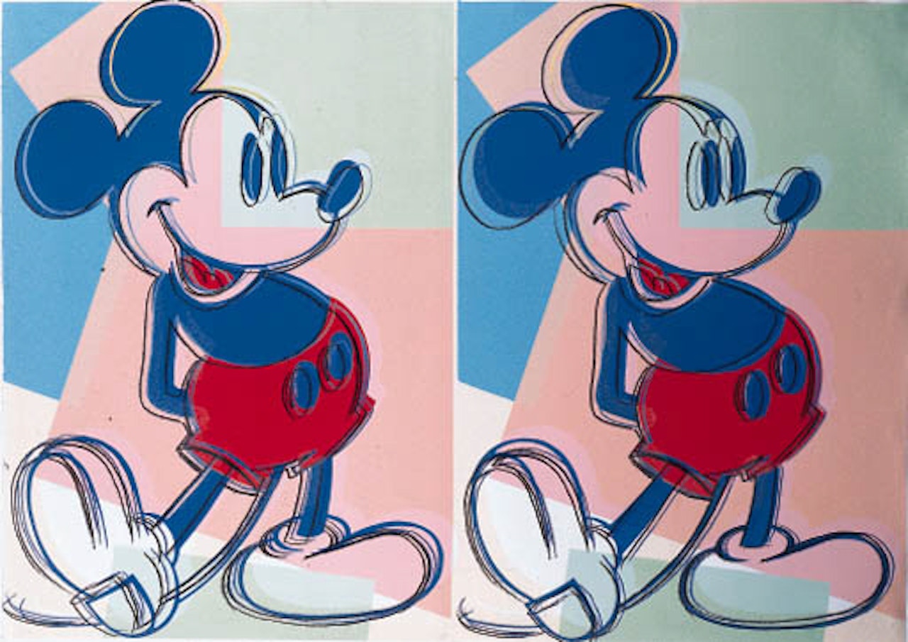 Double Mickey Mouse - F and S A.269 by Andy Warhol