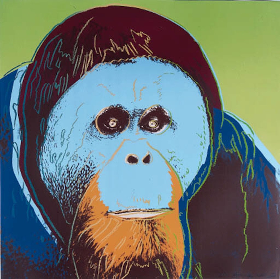 Orangutan, for Endangered Species - F and S B.299 by Andy Warhol