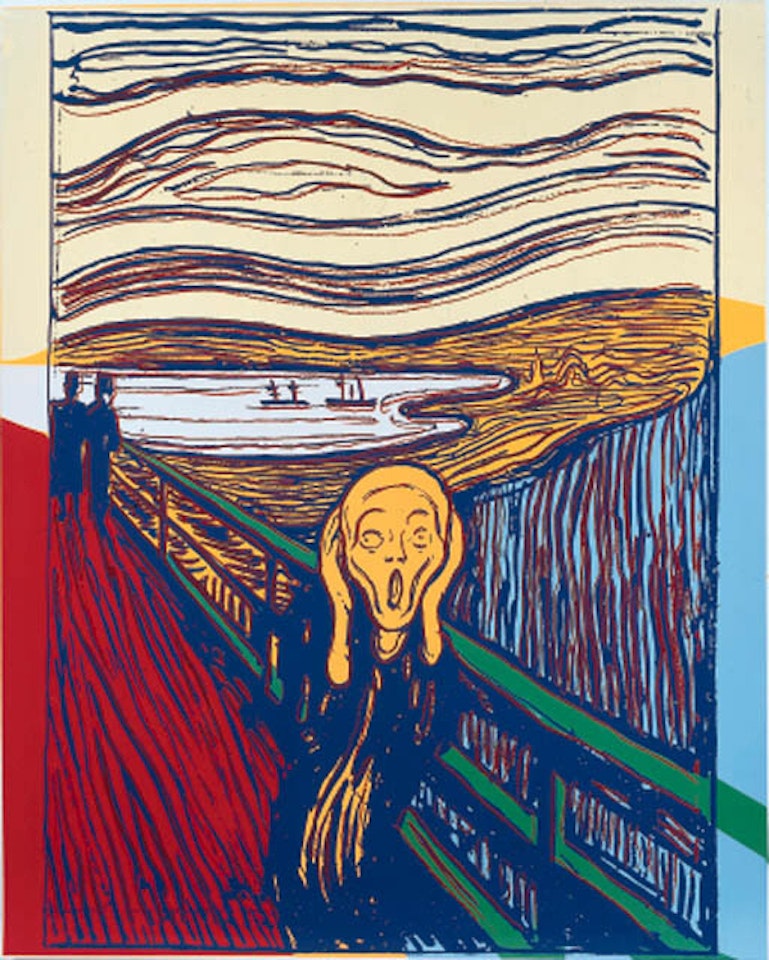 The scream - after Munch - F and S IIIA.43 c-e by Andy Warhol