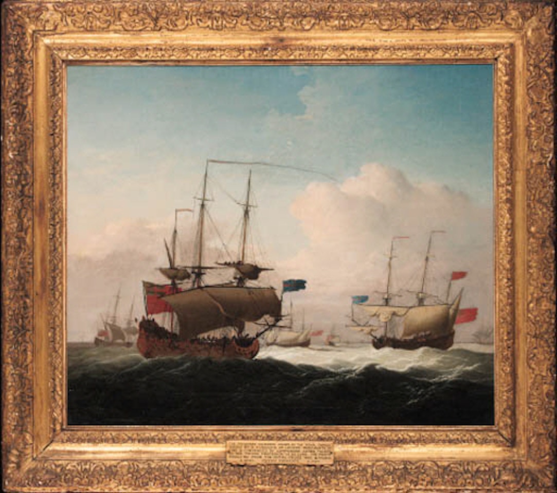Privateer Squadron 'The Royal family' hove to at sea by Peter Monamy