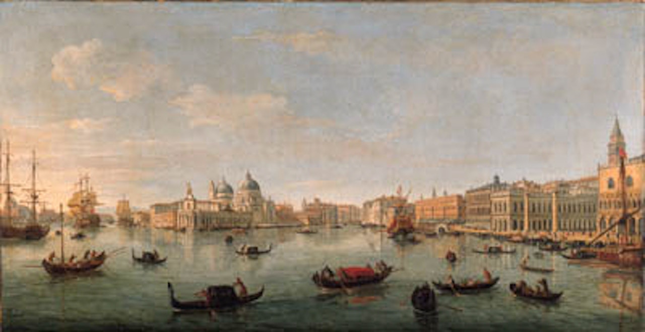 Bacino di San Marco, Venice looking west towards mouth of Grand canal by Gaspar van Wittel