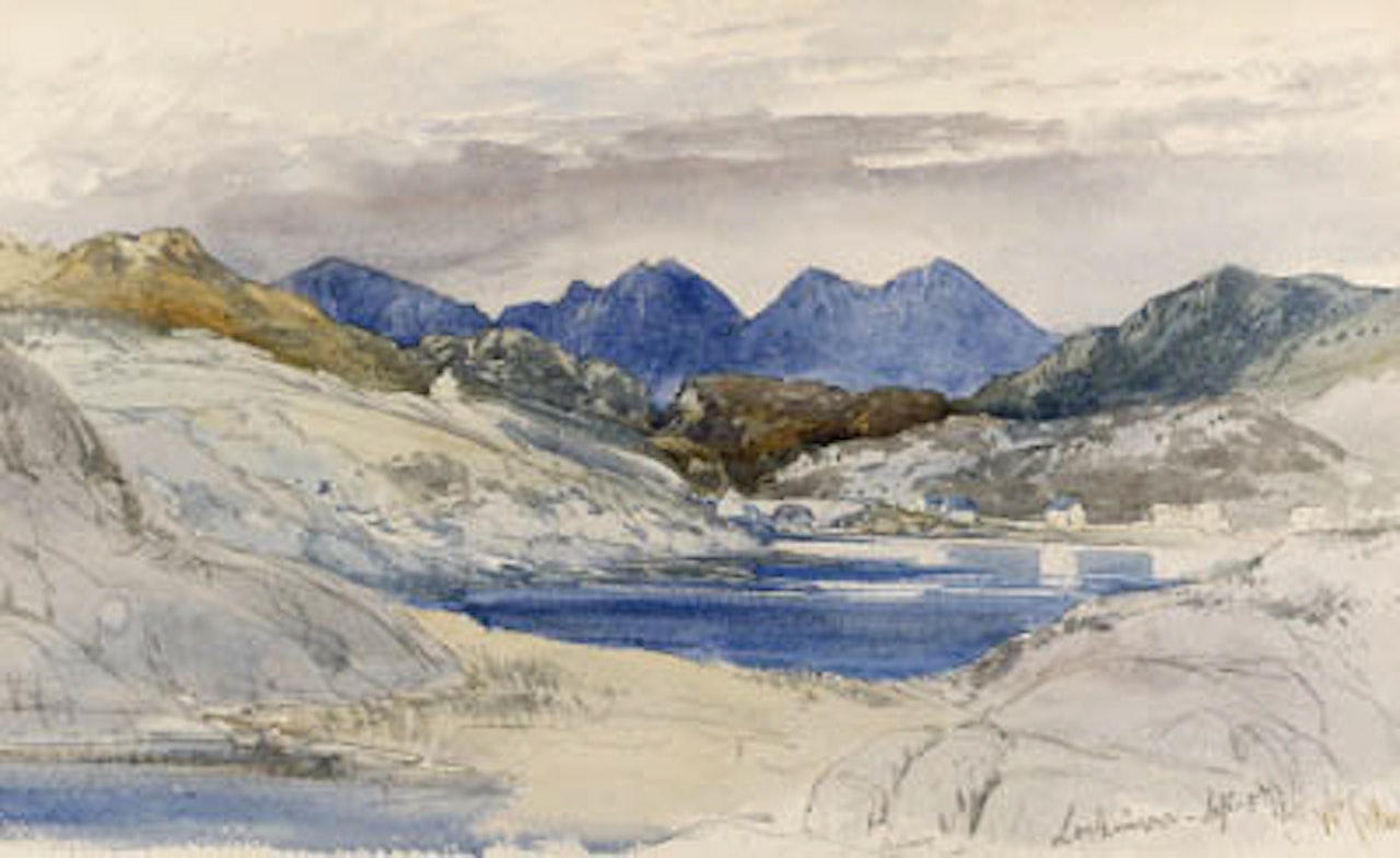 Quinag and Lochinver, Sutherland by William Callow