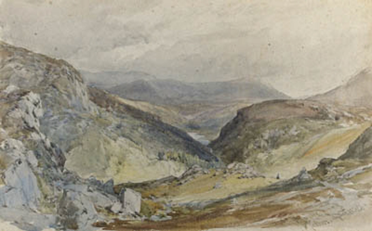 View of Loch Assynt by William Callow