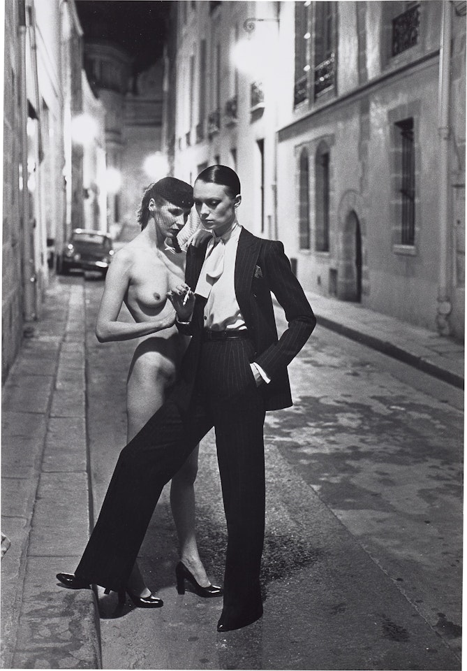 Rue Aubriot, Paris by Helmut Newton