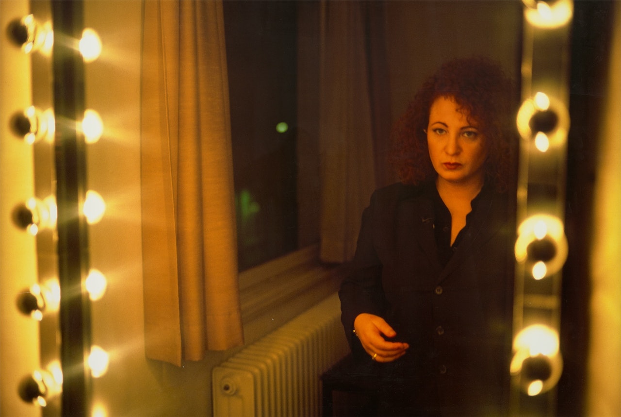 Self Portrait in Hotel Baur au Lac, Zürich by Nan Goldin