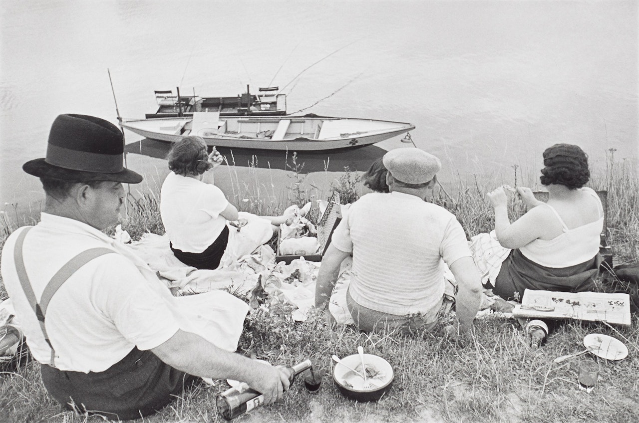 On the Banks of the Marne by Henri Cartier-Bresson
