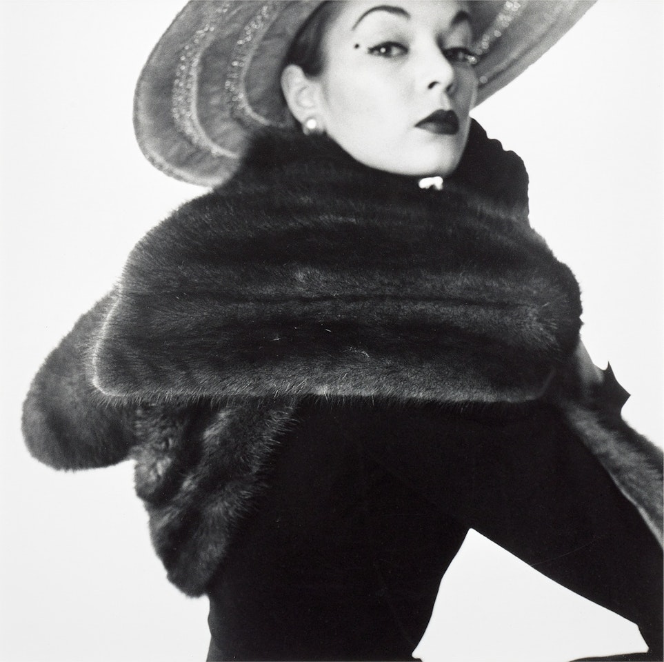 Dior Fur Scarf (Jean Patchett), New York by Irving Penn