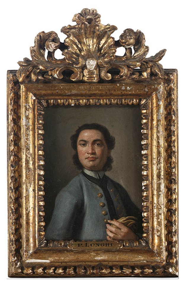 Gentleman holding glove by Pietro Longhi
