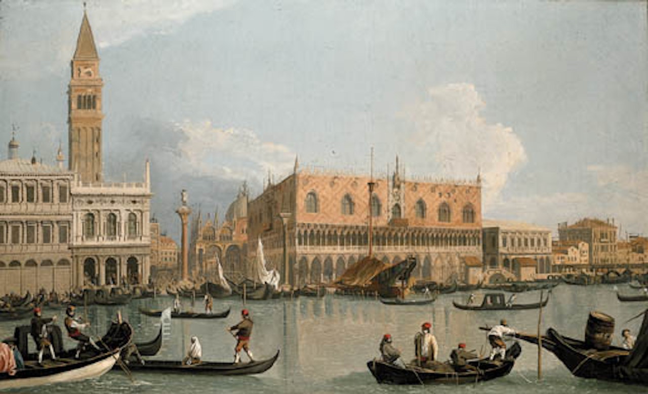 The Molo, Venice from the Bacino San Marco by Canaletto