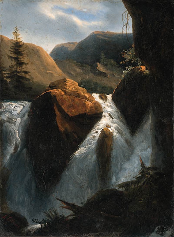 Mountain torrent by Alexandre Calame