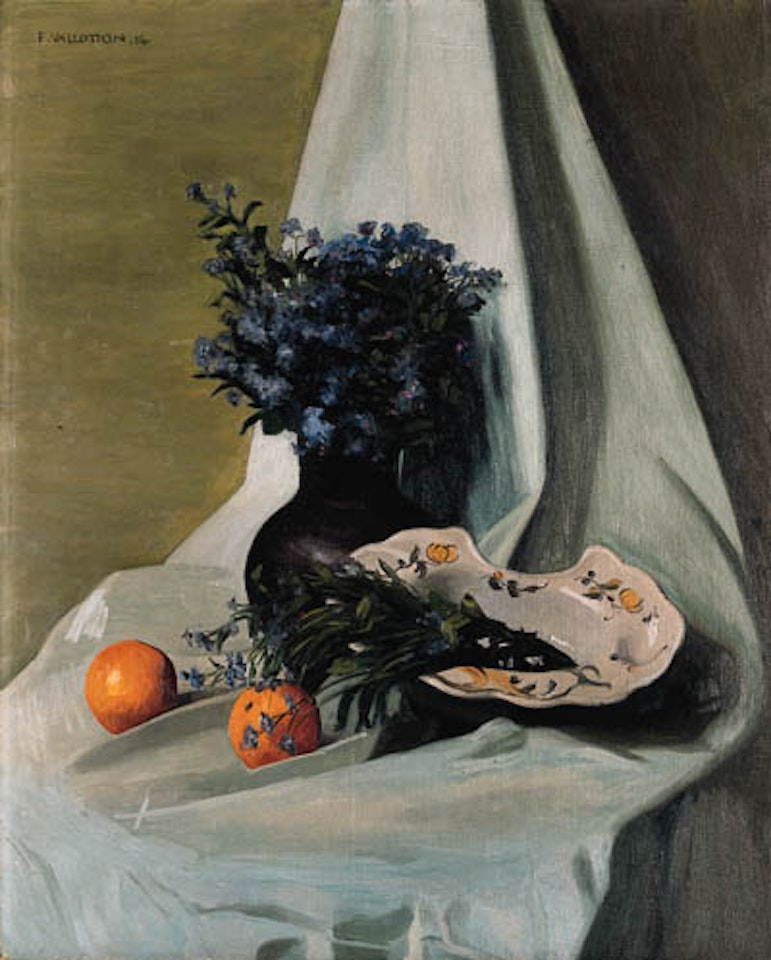 Oranges et myosotis by Félix Vallotton