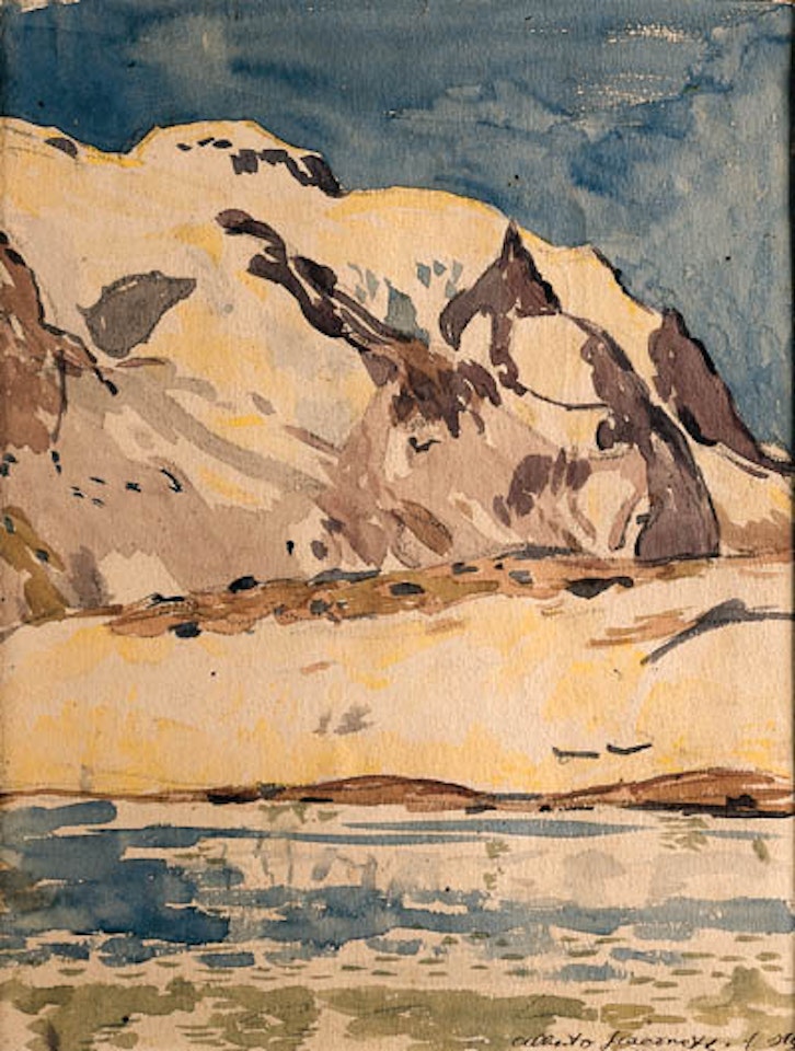 In the Engadine by Alberto Giacometti