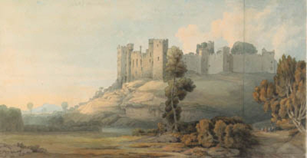 Ludlow castle, Shropshire by Francis Towne