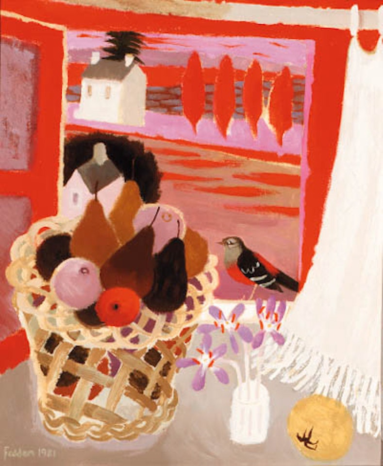 Bird and basket by Mary Fedden
