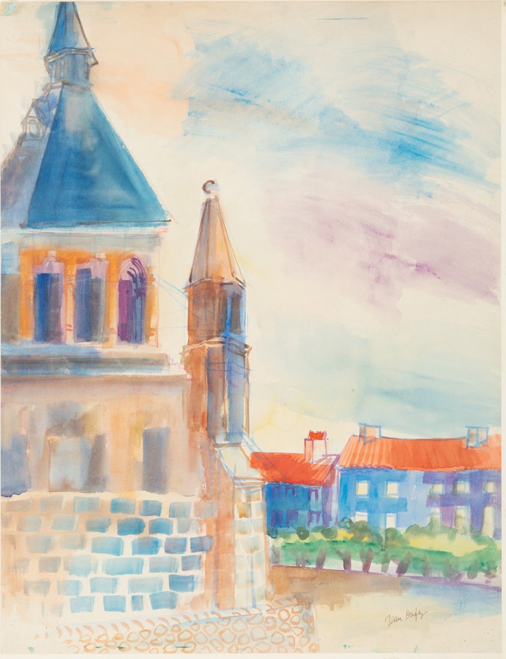 Clocher de village by Jean Dufy