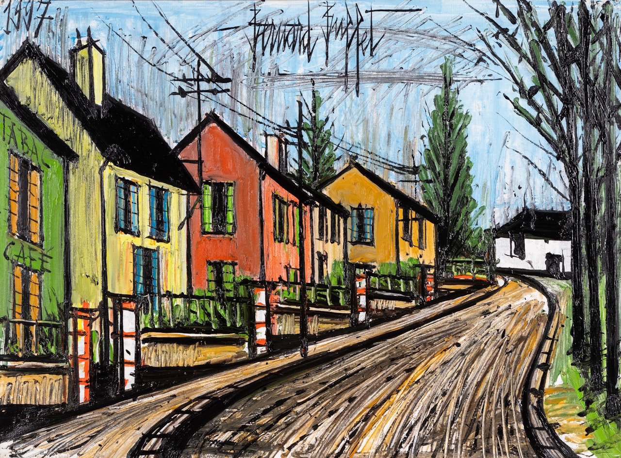 Rue de village by Bernard Buffet