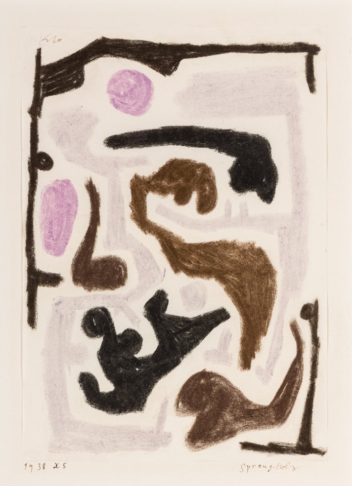 Spreng-Holz (Explosive Wood) by Paul Klee