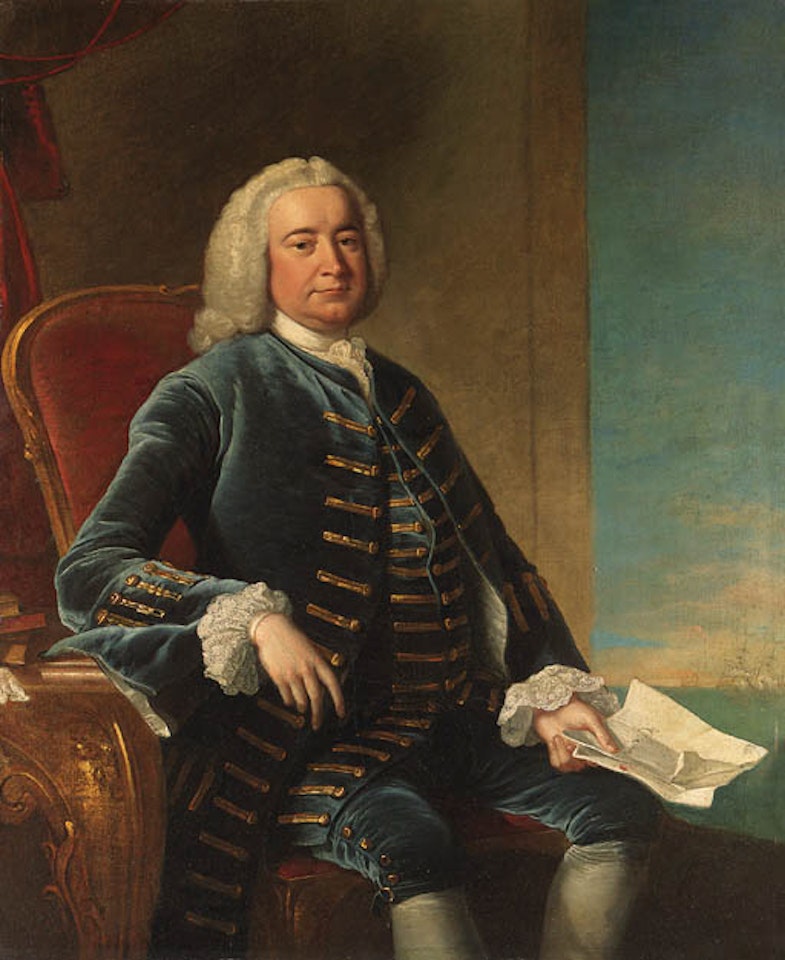 Portrait of a Naval Officer by Thomas Hudson