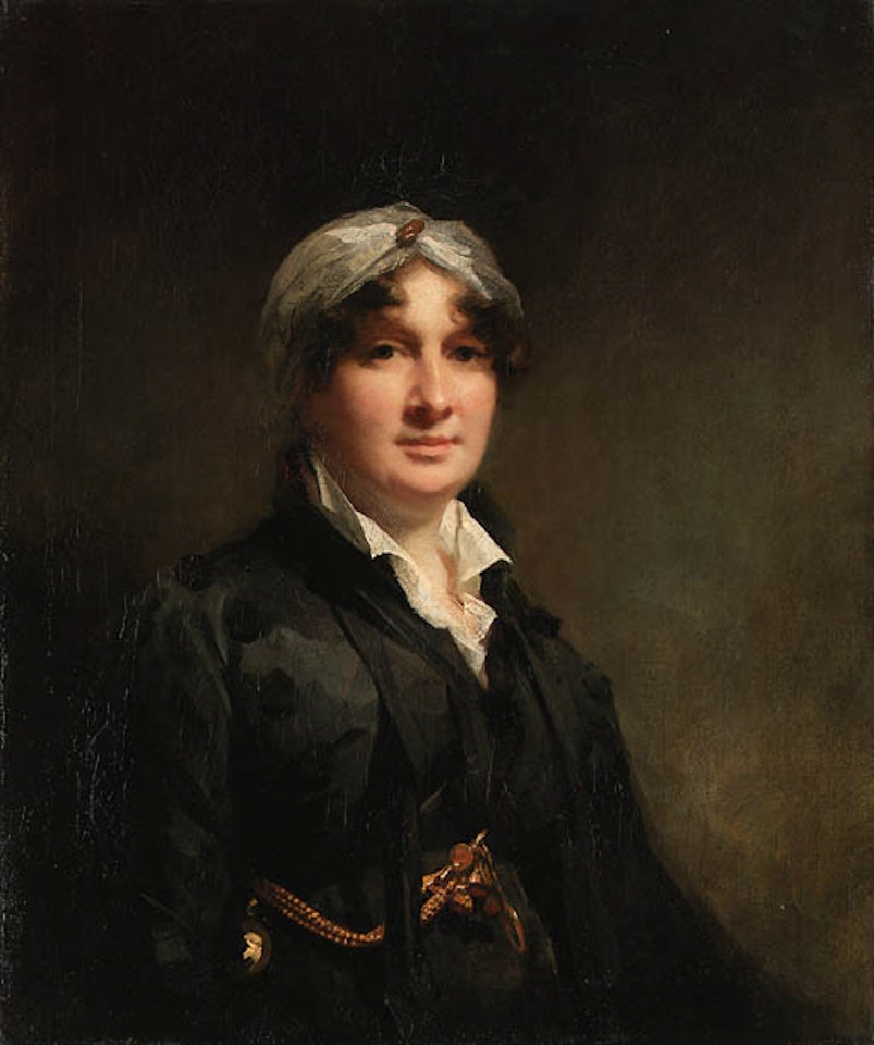 Portrait of Mrs James Law, wearing black by Henry Raeburn