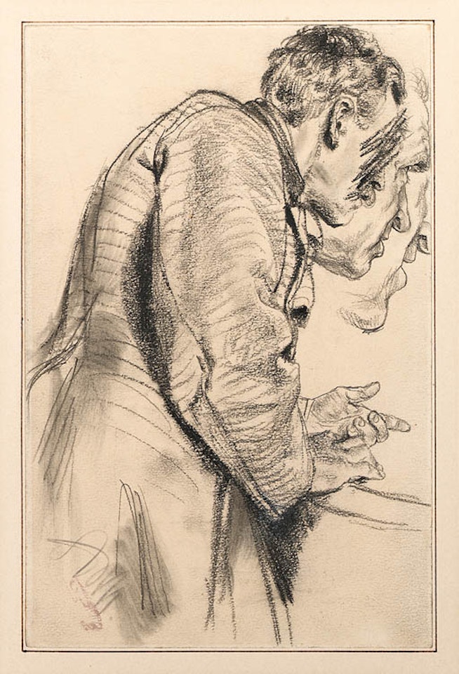 Study of man by Adolph Menzel
