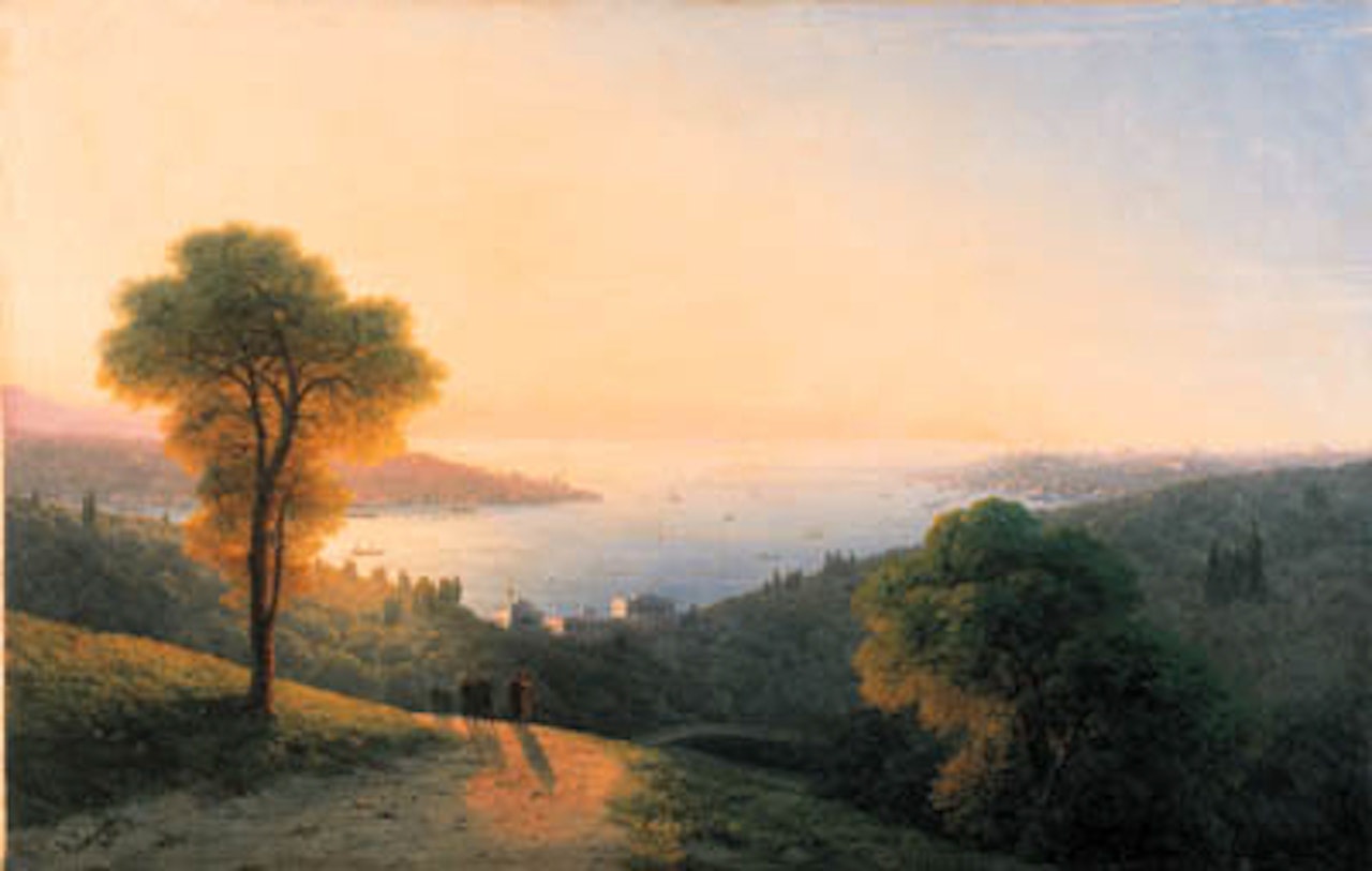 View of Bosphorus from the European side by Ivan Konstantinovich Aivazovsky