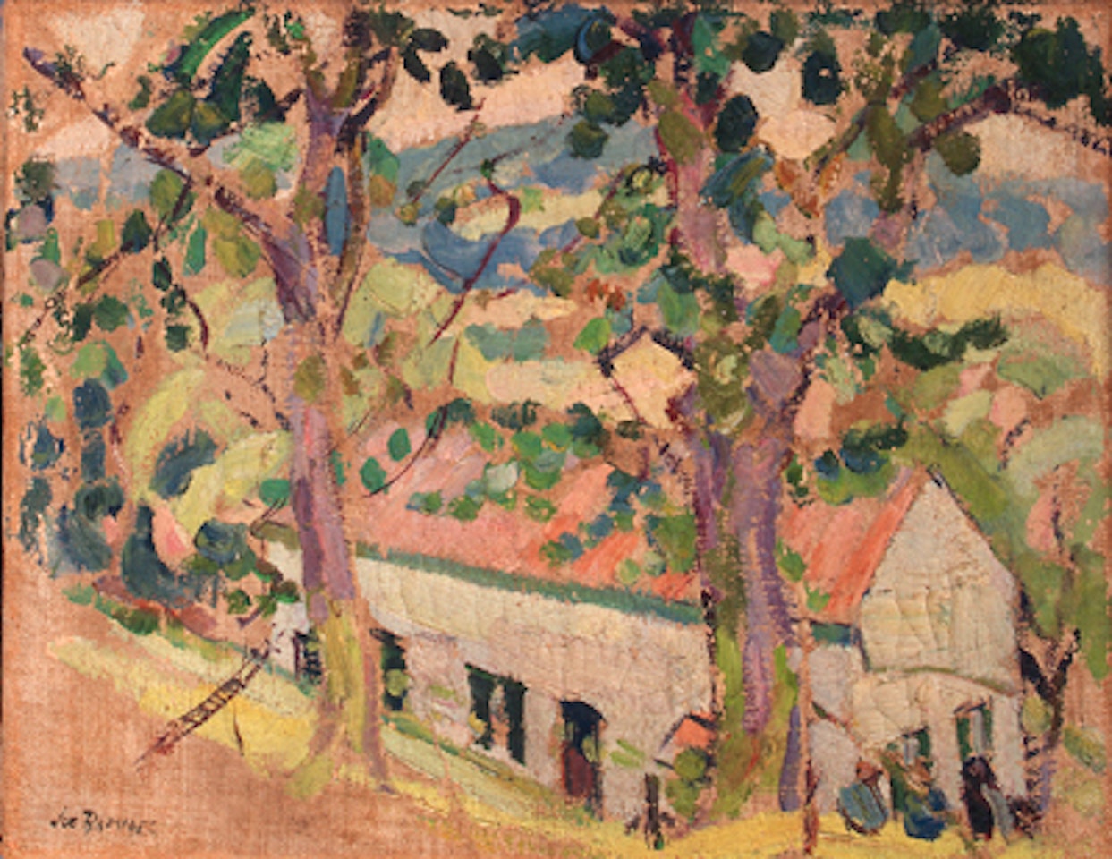 Painter's house in Uccle, Brussels, Belgium by Joseph Raphael