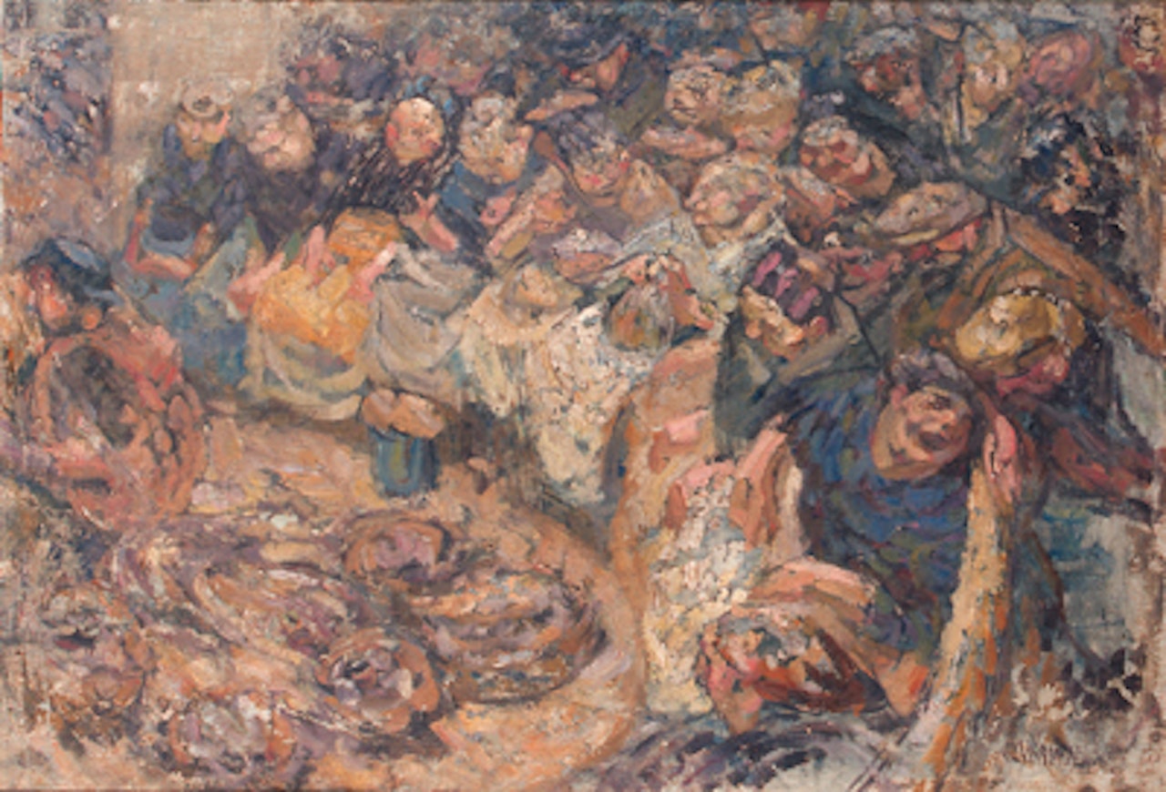 Fish market by Joseph Raphael
