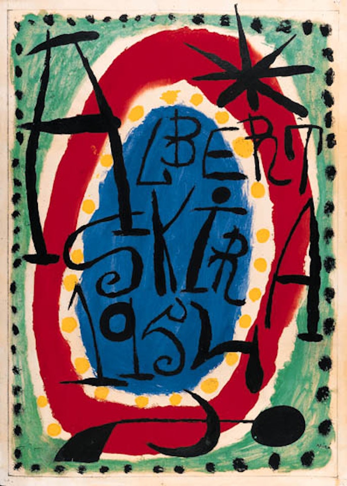 Albert Skira by Joan Miró