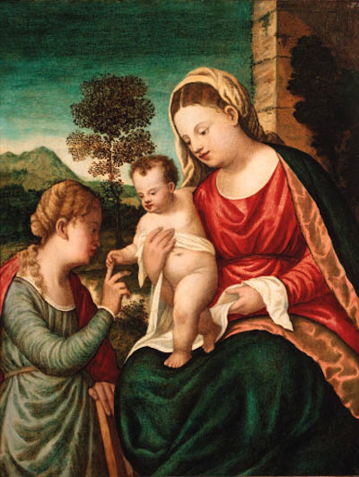 Mystic marriage of Saint Catherine by Jacopo Palma il Giovane