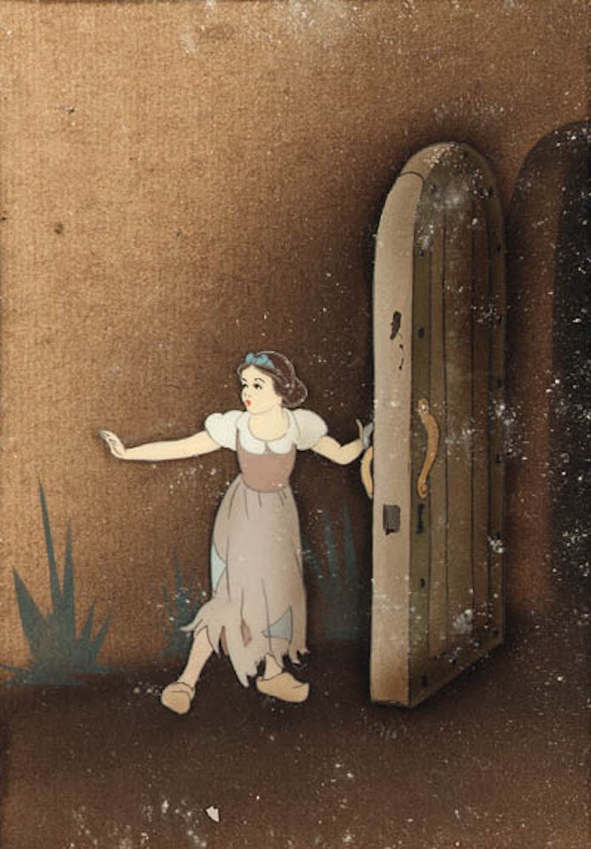 Snow White and seven dwarfs - Snow White at door by Walt Disney Studios