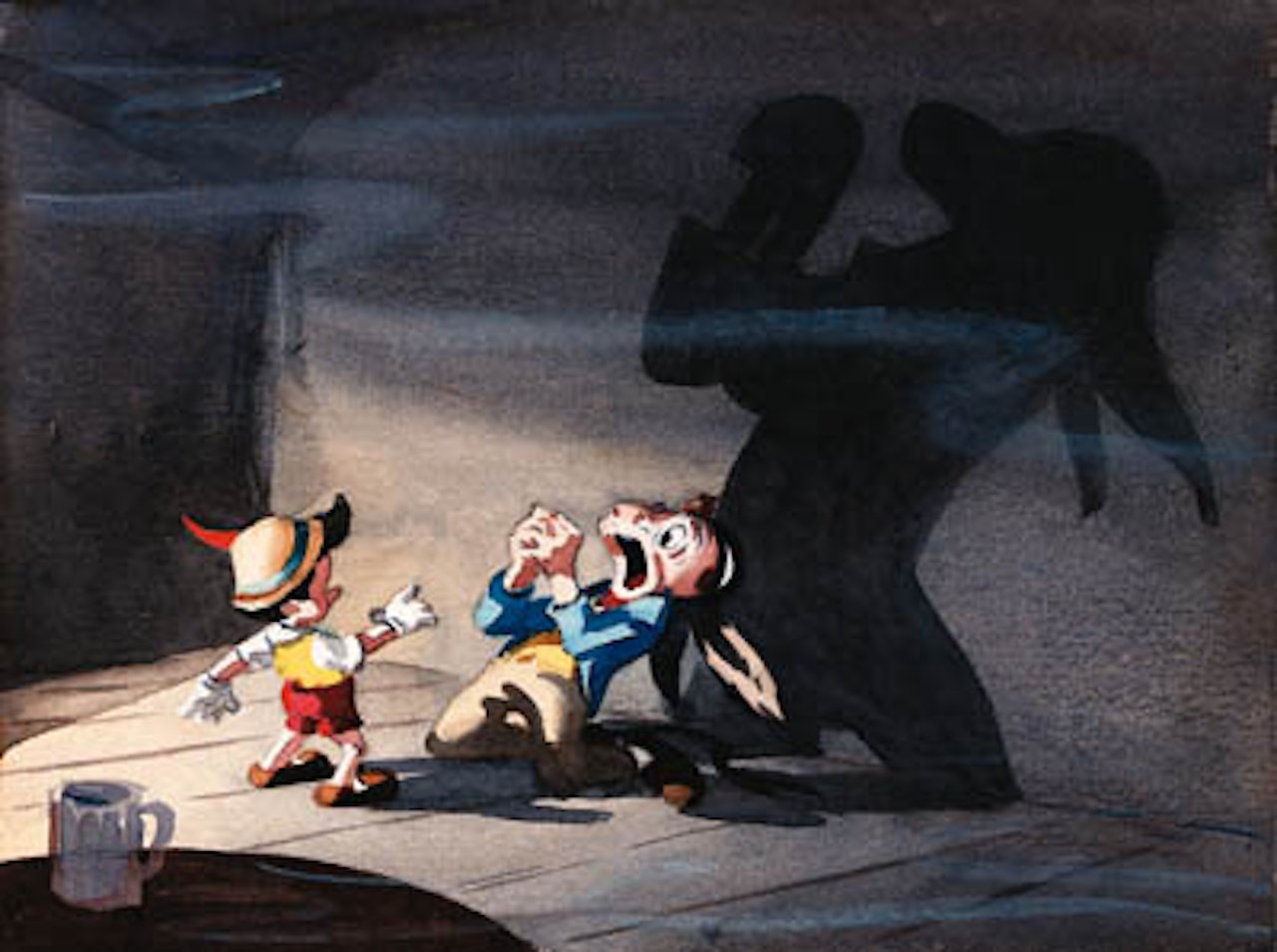 Pinocchio - Lampwick pleads with Pinocchio by Walt Disney Studios