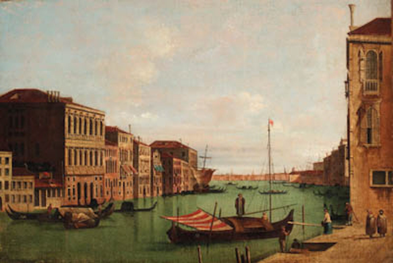 Grand Canal, Venice, looking east by Venetian School