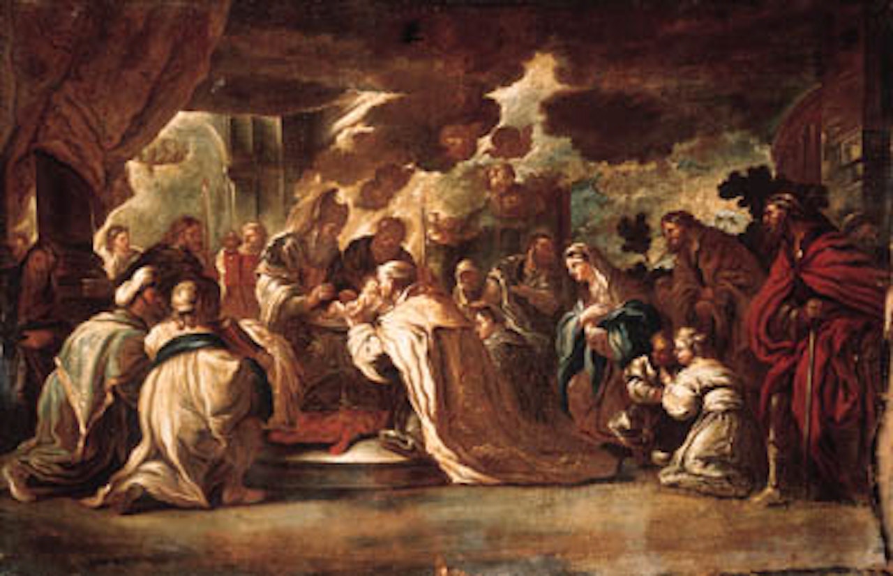 Adoration of the Shepherds. The Circumcision by Circle of Luca Giordano