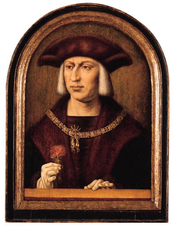 Portrait of Emperor Maximilian I von Habsburg by Master of Frankfurt