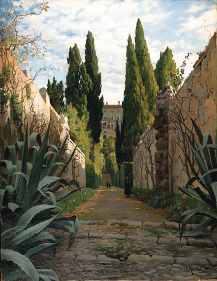 Italian villa by Peder Mork Monsted